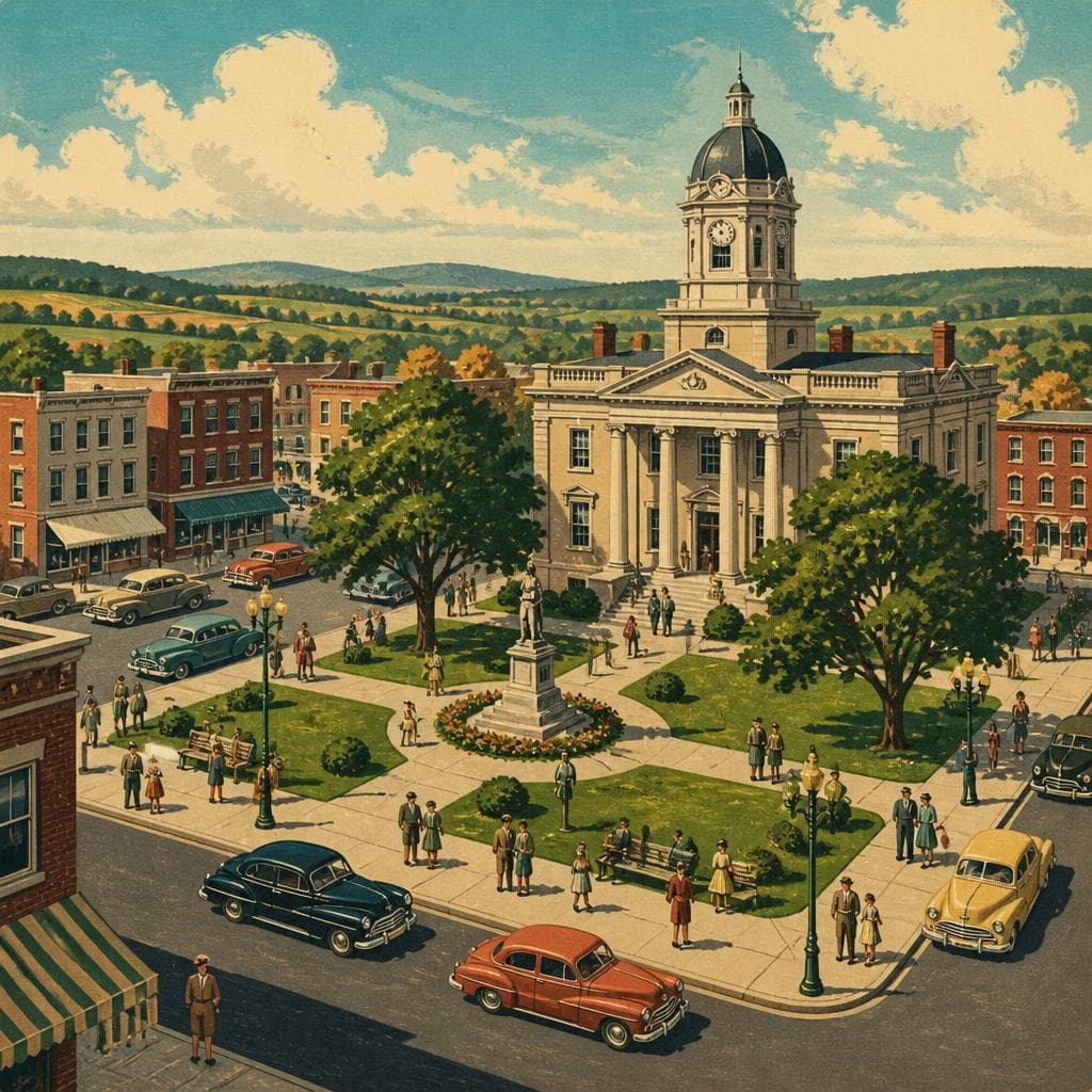 Cover art for Where the Square Made a County Town