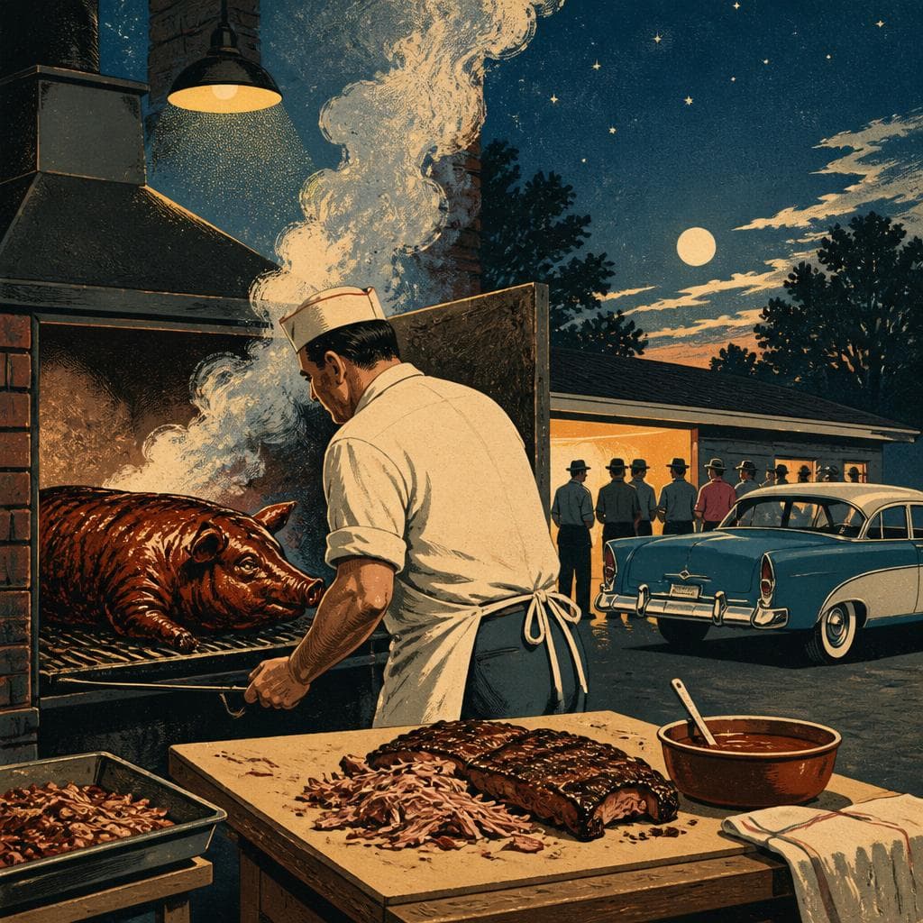 Cover art for Where the Night Shift Becomes Barbecue