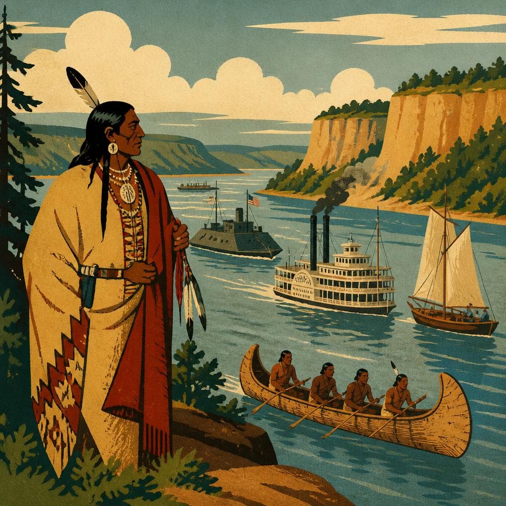 Cover art for Wapasha and the River of Empires