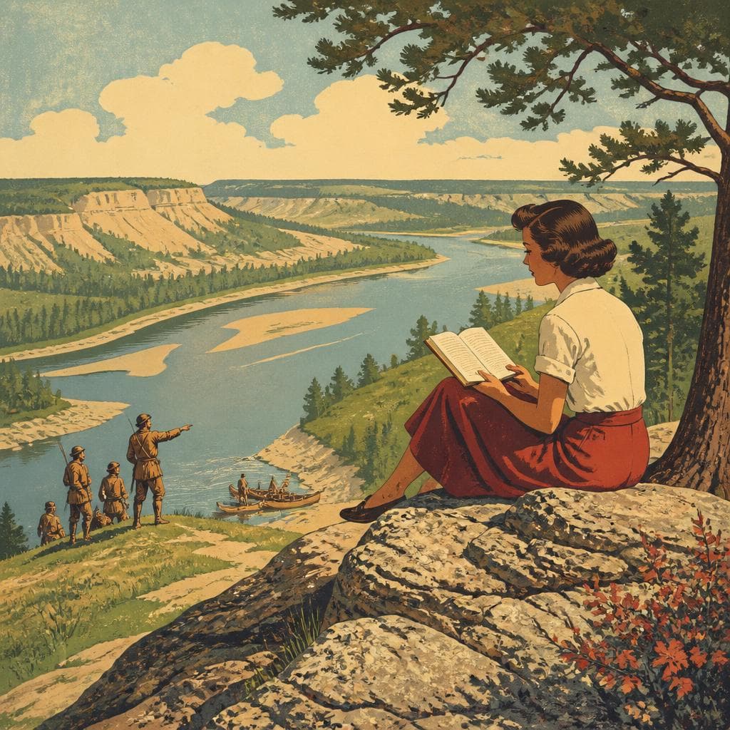 Cover art for Reading Lewis and Clark From the Bluffs
