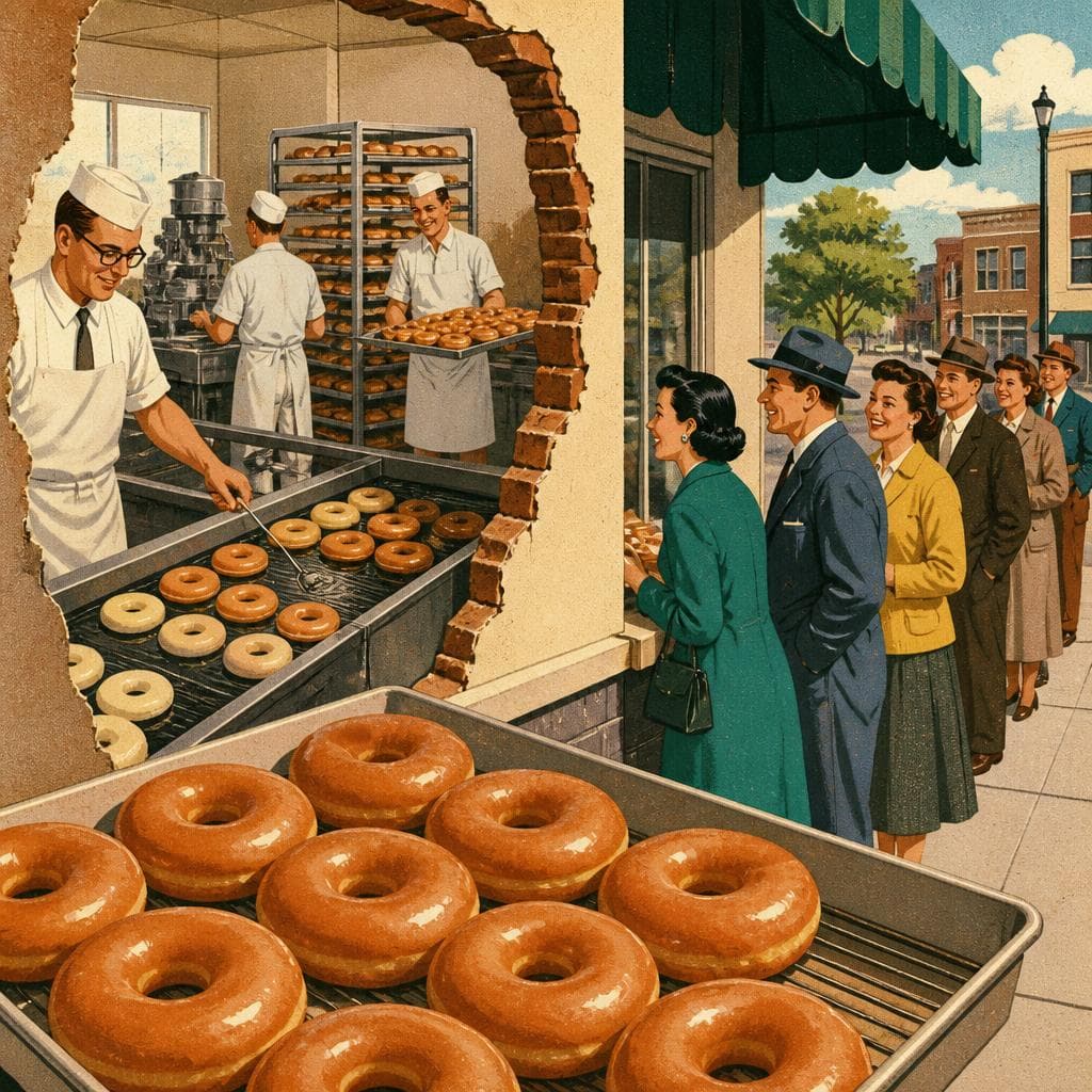 Cover art for The Hole in the Wall That Made Krispy Kreme