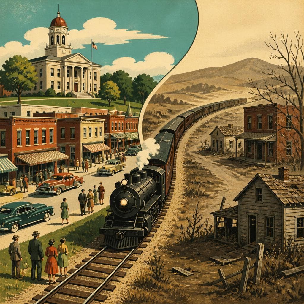 Cover art for When the County Seat Moved On