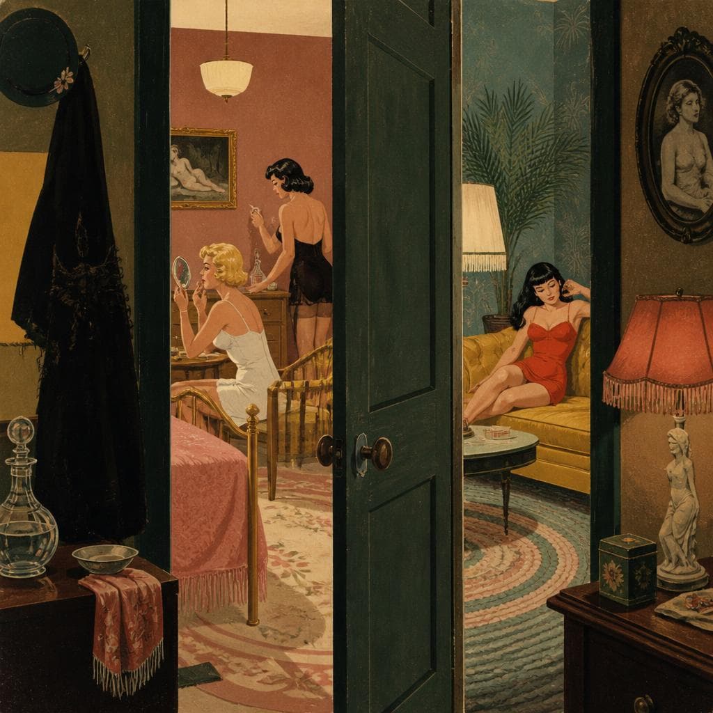 Cover art for Behind the Door at the Oasis