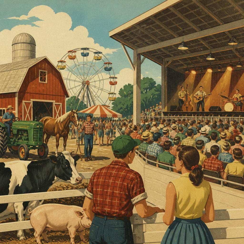 Cover art for Where the Farm Fair Meets the Grandstand