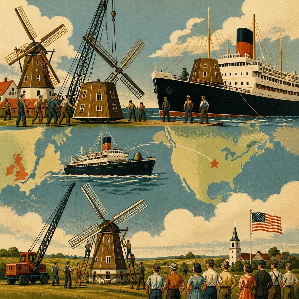 Cover art for When a Danish Windmill Came to Iowa