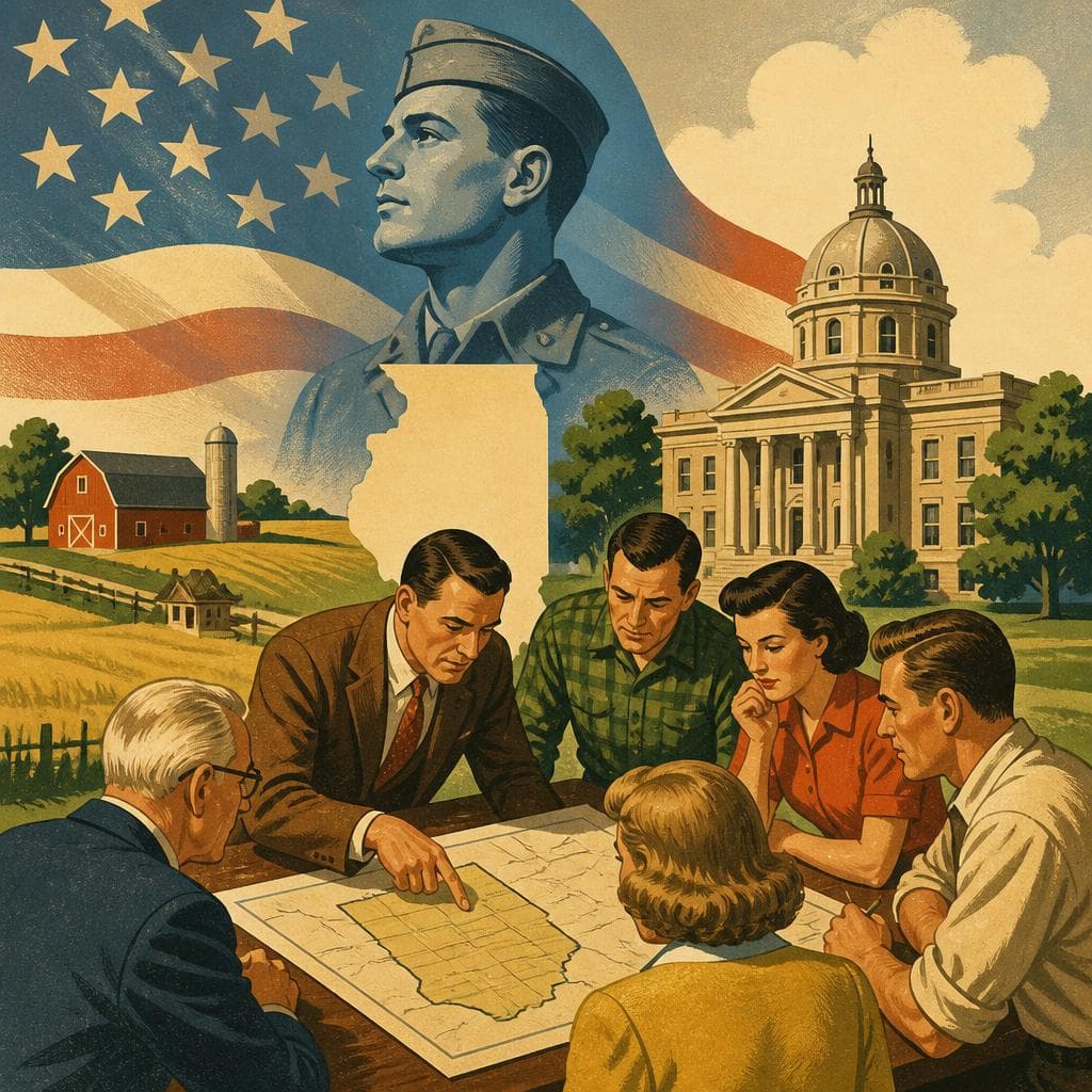 Cover art for A County Drawn Close, Named for a Hero