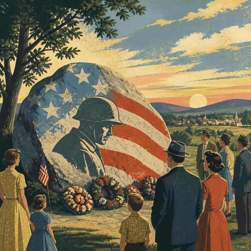 Cover art for A Painted Rock, A County’s Salute