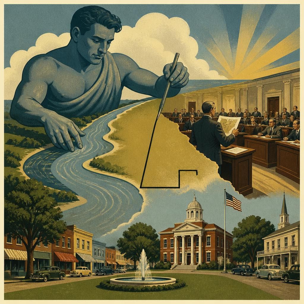 Cover art for When Mississippi Drew Lamar County Into Being
