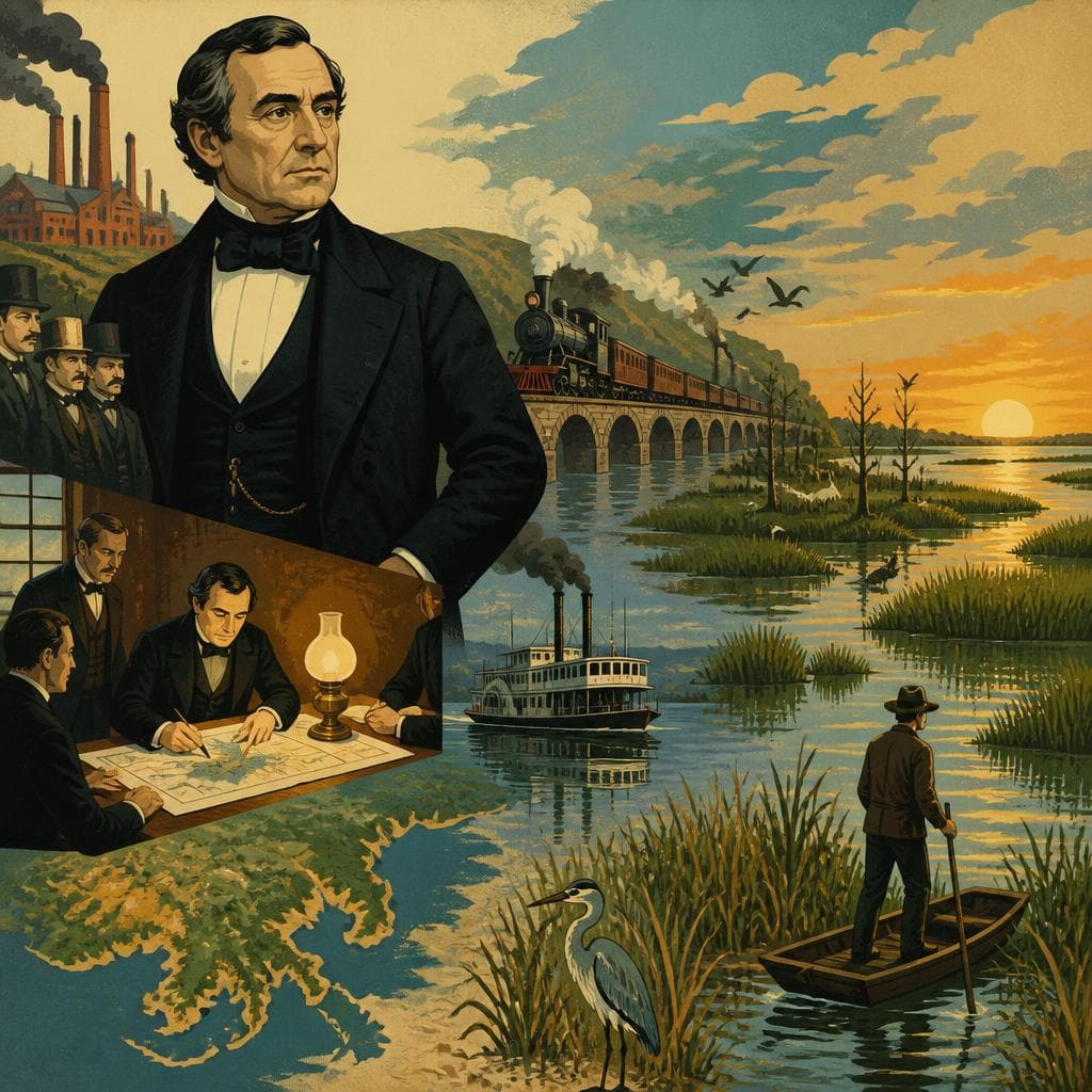 Cover art for How Simon Cameron Reached the Gulf Marshes