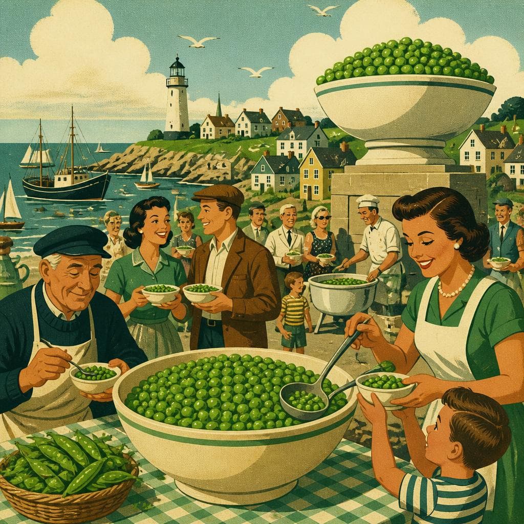 Cover art for The Town That Chose Peas