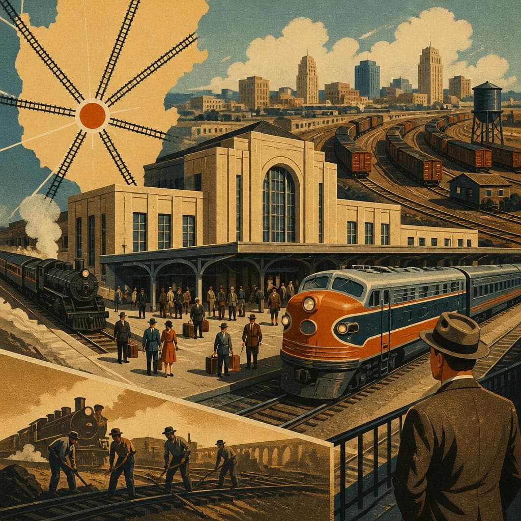 Cover art for Where Jackson Became a Railroad City