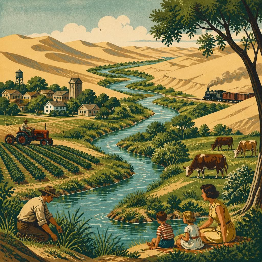 Cover art for The Green Thread Through the Sandhills