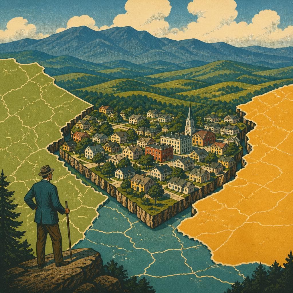 Cover art for When a Town Slipped Free of Two Counties