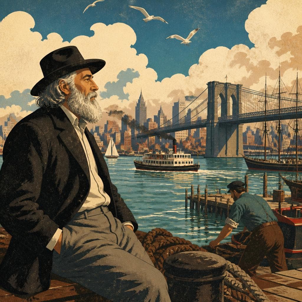 Cover art for Where Whitman Found His Tide