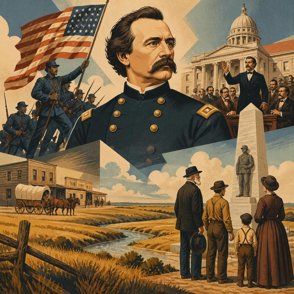 Cover art for Why the Plains Remembered John A. Logan