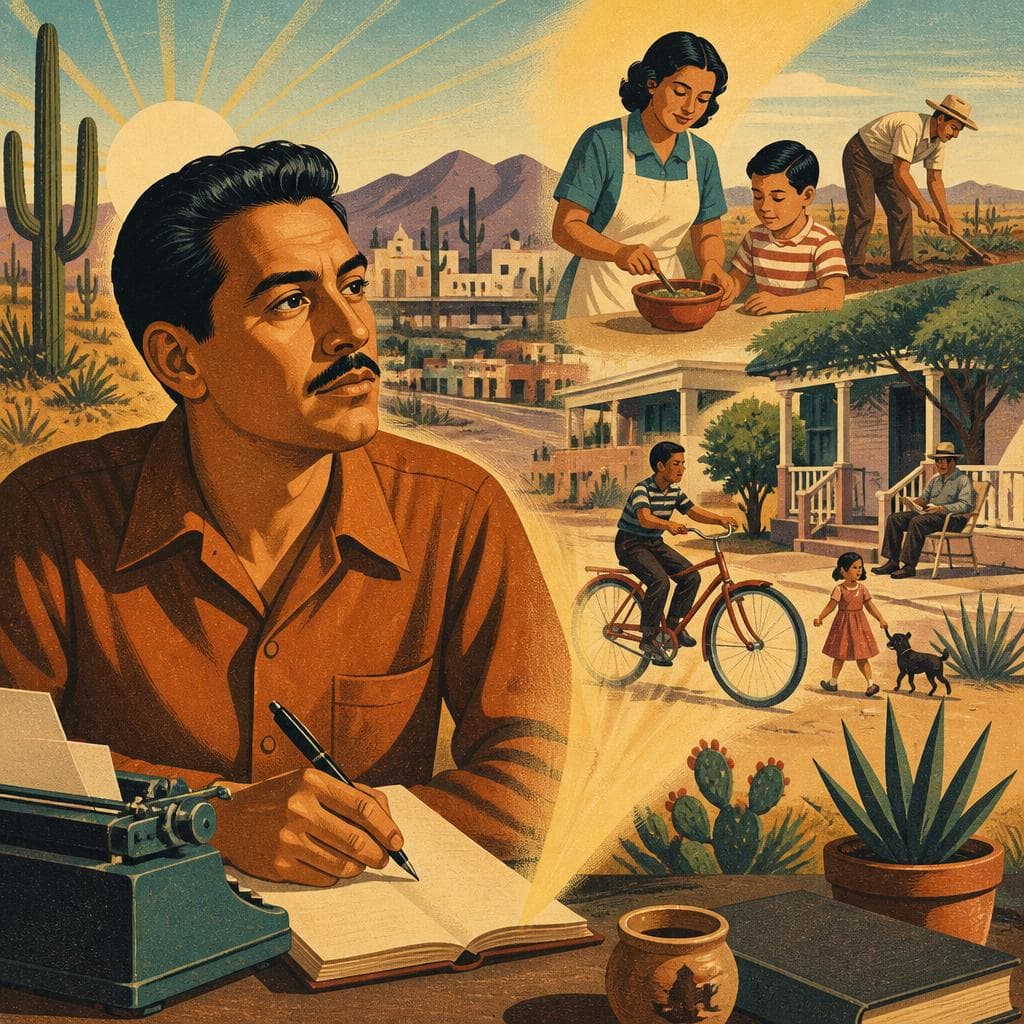 Cover art for Alberto Ríos and the Borderlight of Ordinary Life