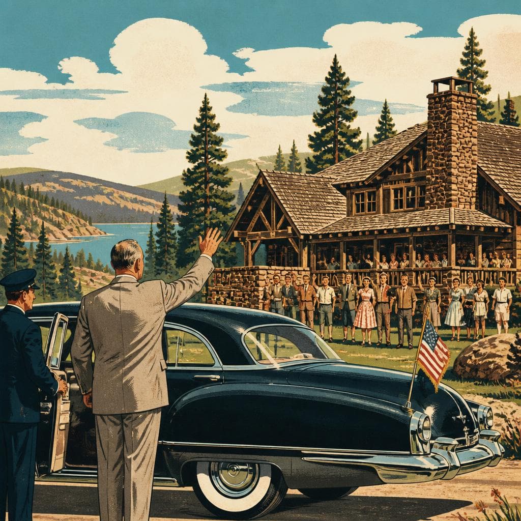 Cover art for When a Rustic Lodge Became the Summer White House