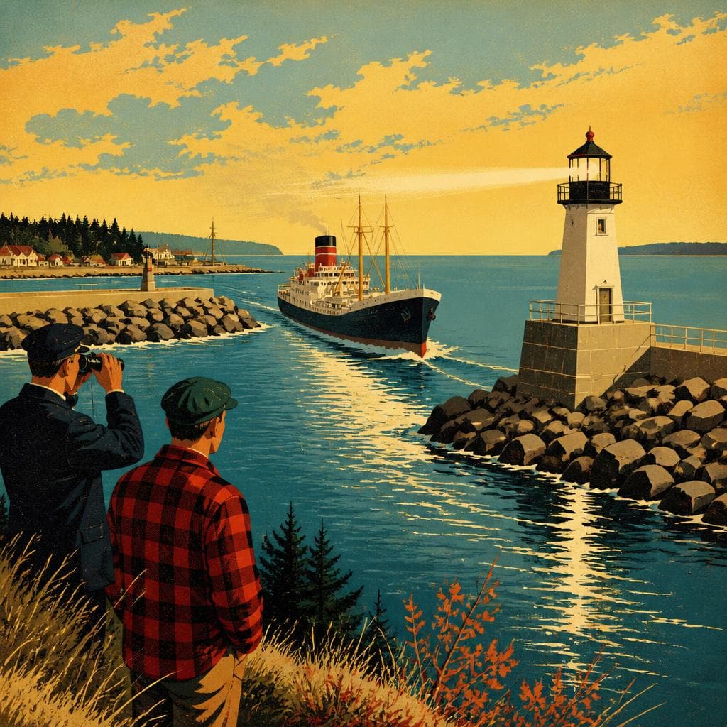 Cover art for The Light at Oconto’s Narrow Passage