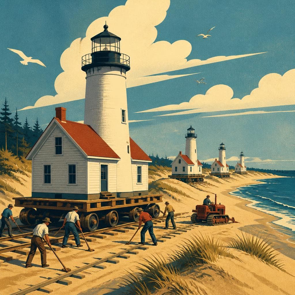 Cover art for When the Shoreline Moved the Light