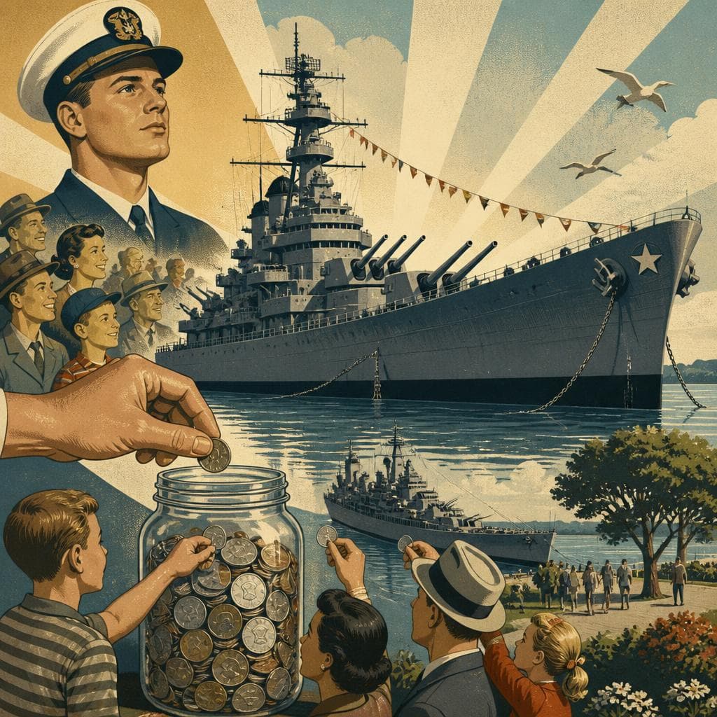 Cover art for How a Battleship Was Saved by Pocket Change