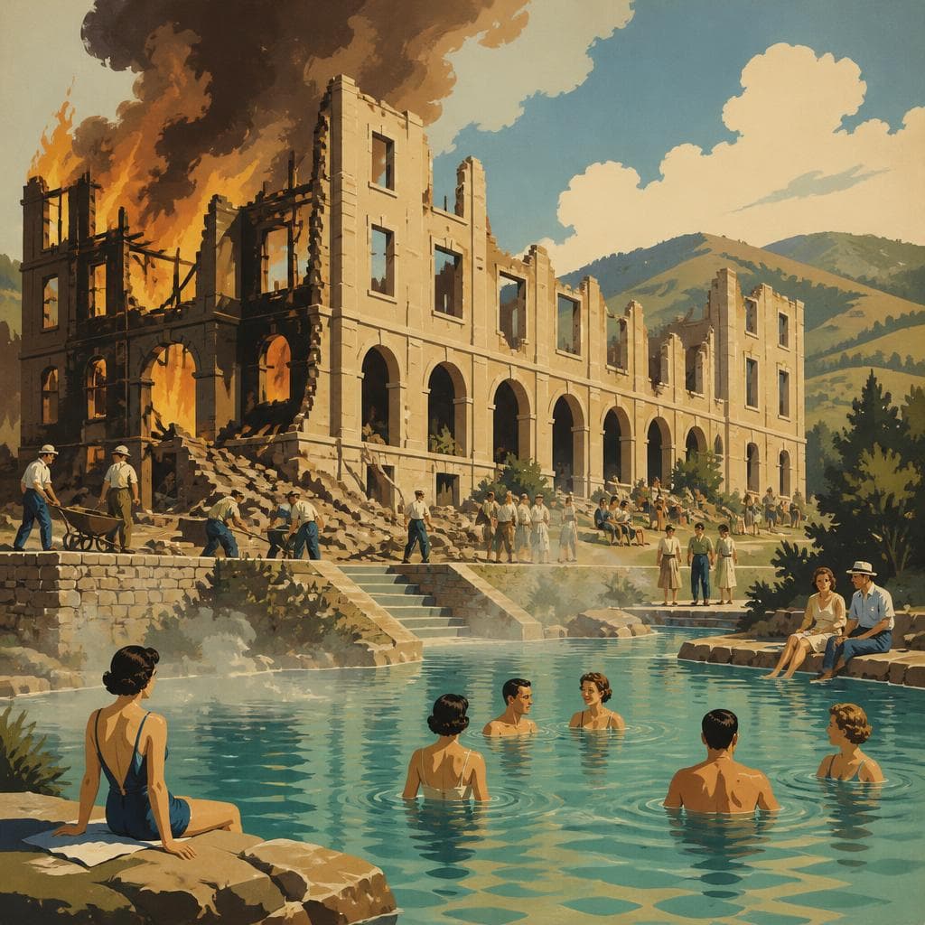 Cover art for After the Fire, Hot Lake Kept Breathing
