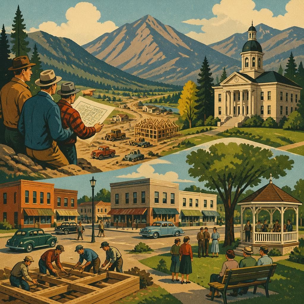 Cover art for A Mountain County Takes Shape