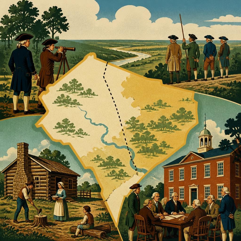 Cover art for When a Line Became Sampson County