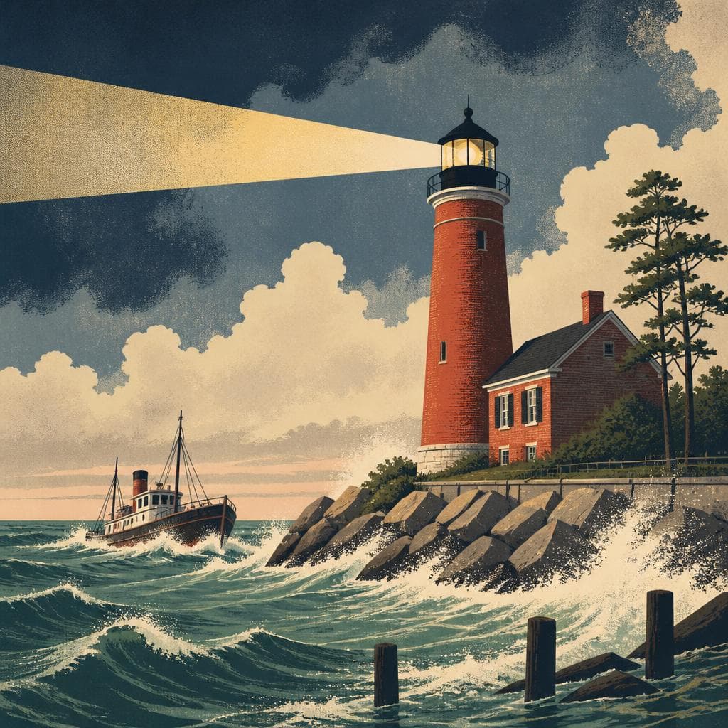 Cover art for The Light at Michigan’s Thumb