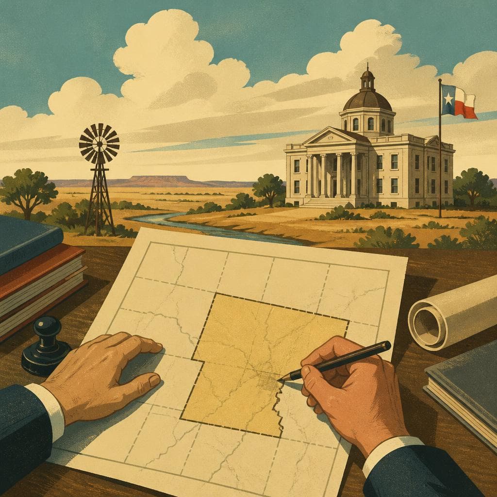Cover art for A County Before a Courthouse