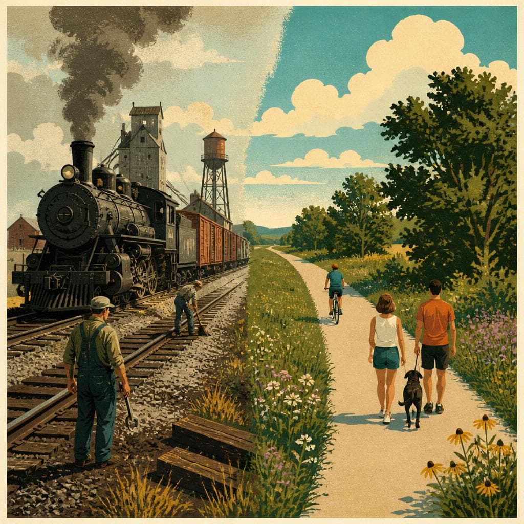 Cover art for From Rail Line to Long Way Through Missouri