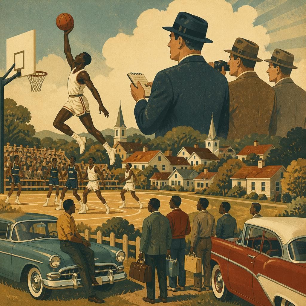 Cover art for The Tiny Town That Drew Basketball’s Eye