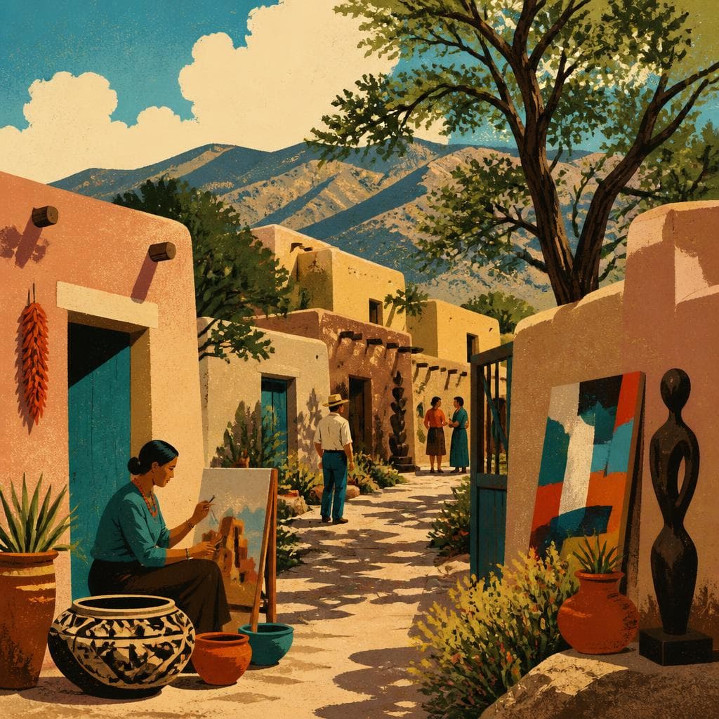 Cover art for Where Adobe Homes Became an Art Street