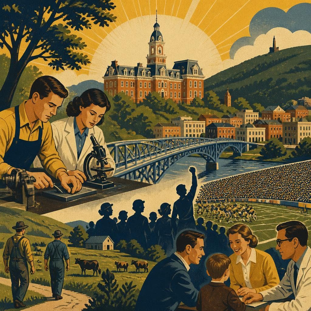 Cover art for How WVU Became Morgantown’s Civic Heartbeat