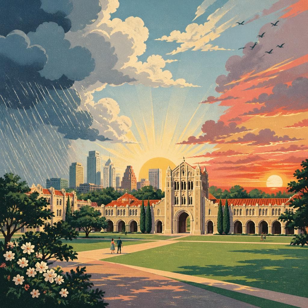 Cover art for When the Sky Performs at Rice