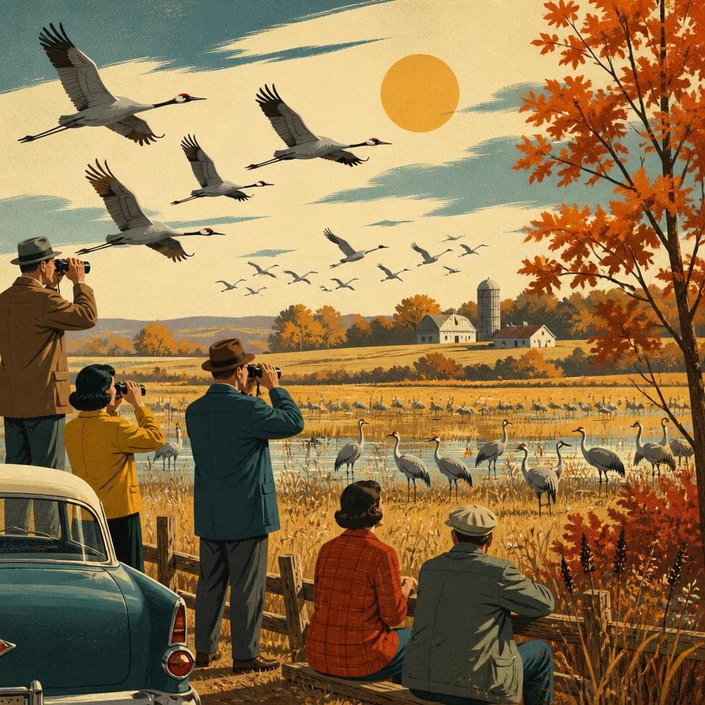 Cover art for When the Cranes Turn Indiana Into a Stage