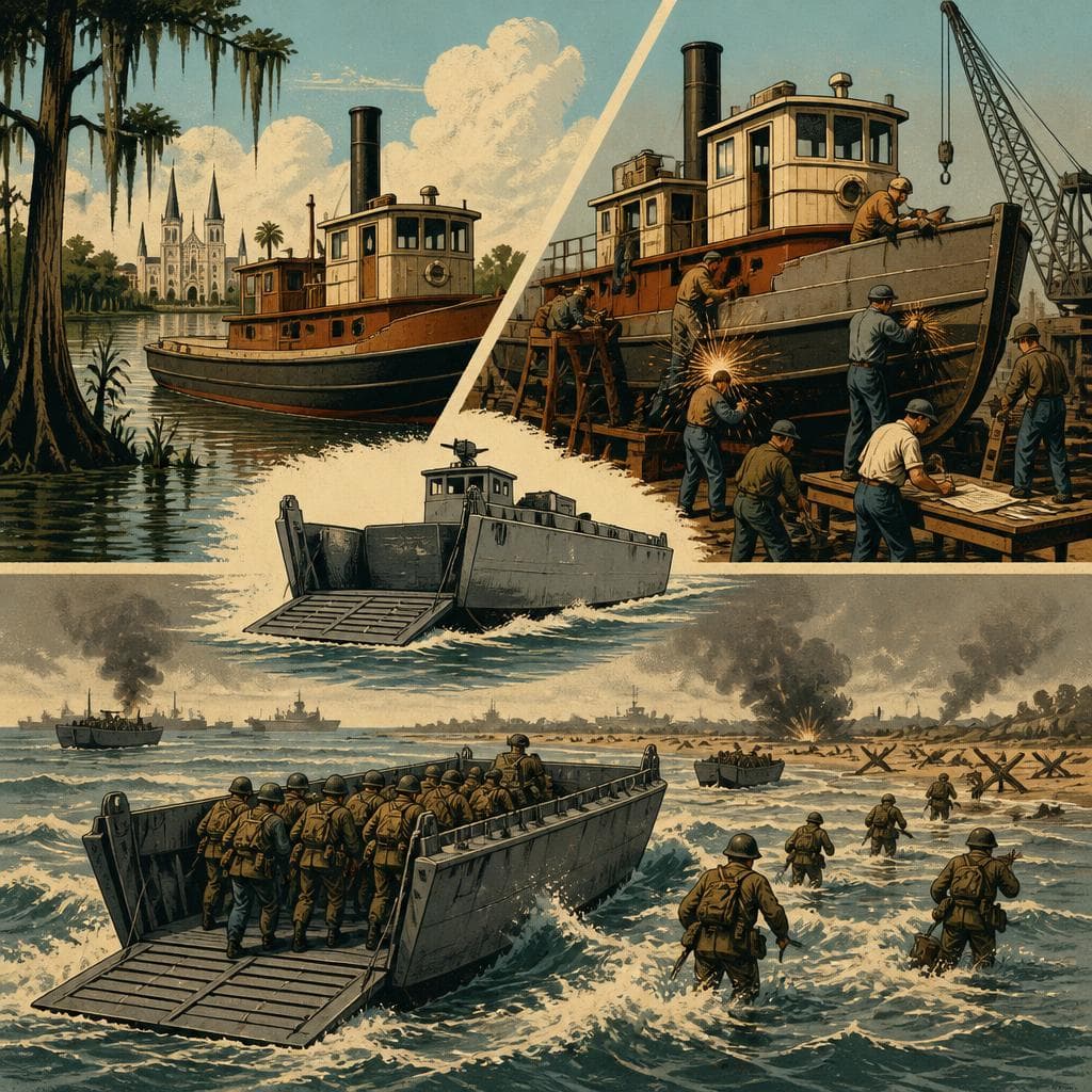 Cover art for From Swamp Boat to D-Day