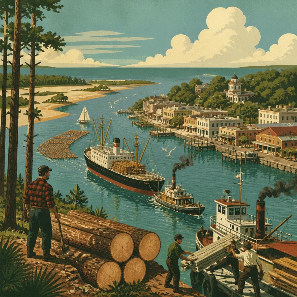 Cover art for When the River Made a County