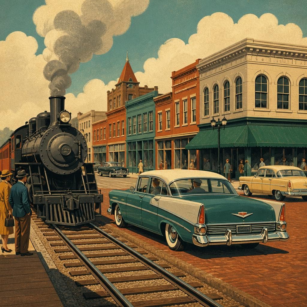 Cover art for Where the Road and Rails Met Downtown