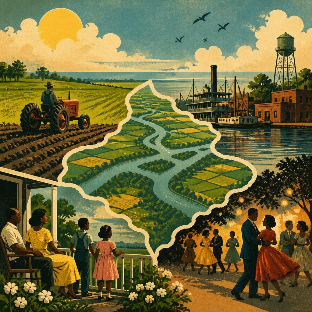 Cover art for When the Delta Drew a New Line