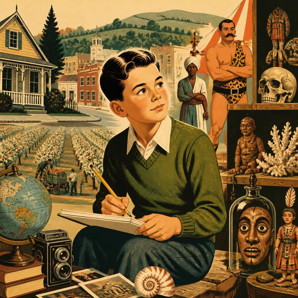 Cover art for Before the Oddities, a Santa Rosa Boy With a Pencil