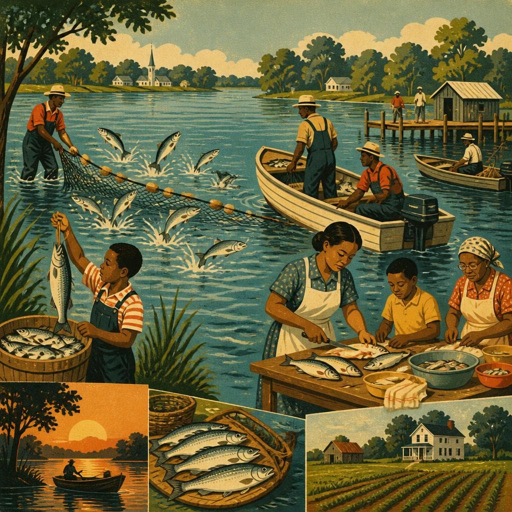 Cover art for When the Fish Came Up the Chowan