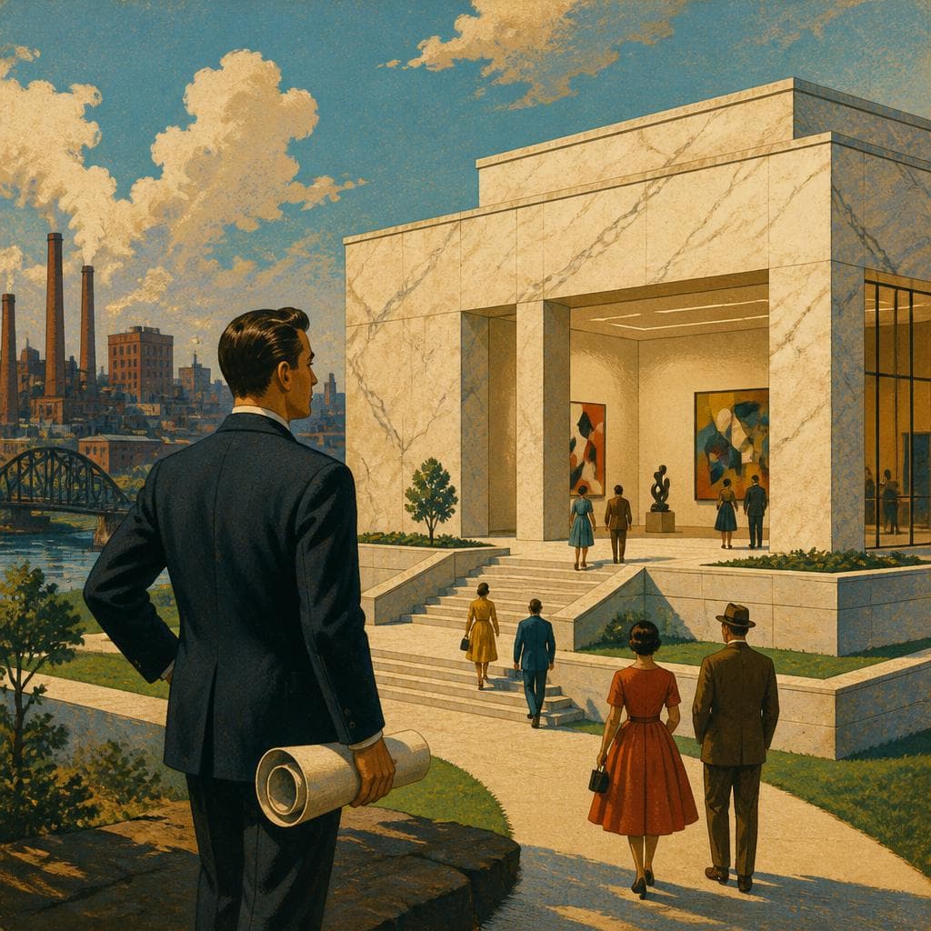 Cover art for Youngstown’s Marble Bet on American Art