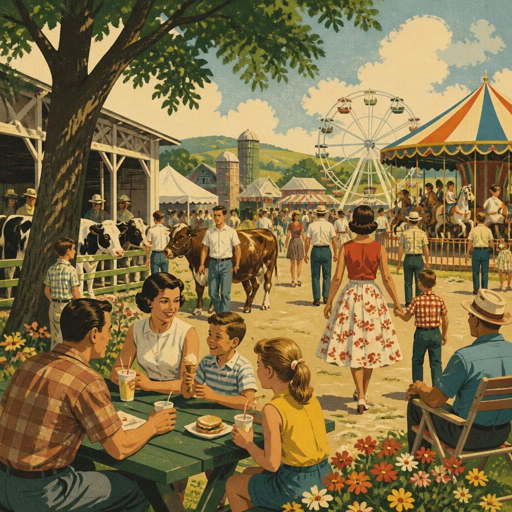 Cover art for Where the Fair Becomes a Town Gathering