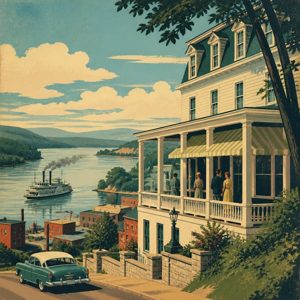 Cover art for Before Statehood, a Hotel Kept Watch on the River