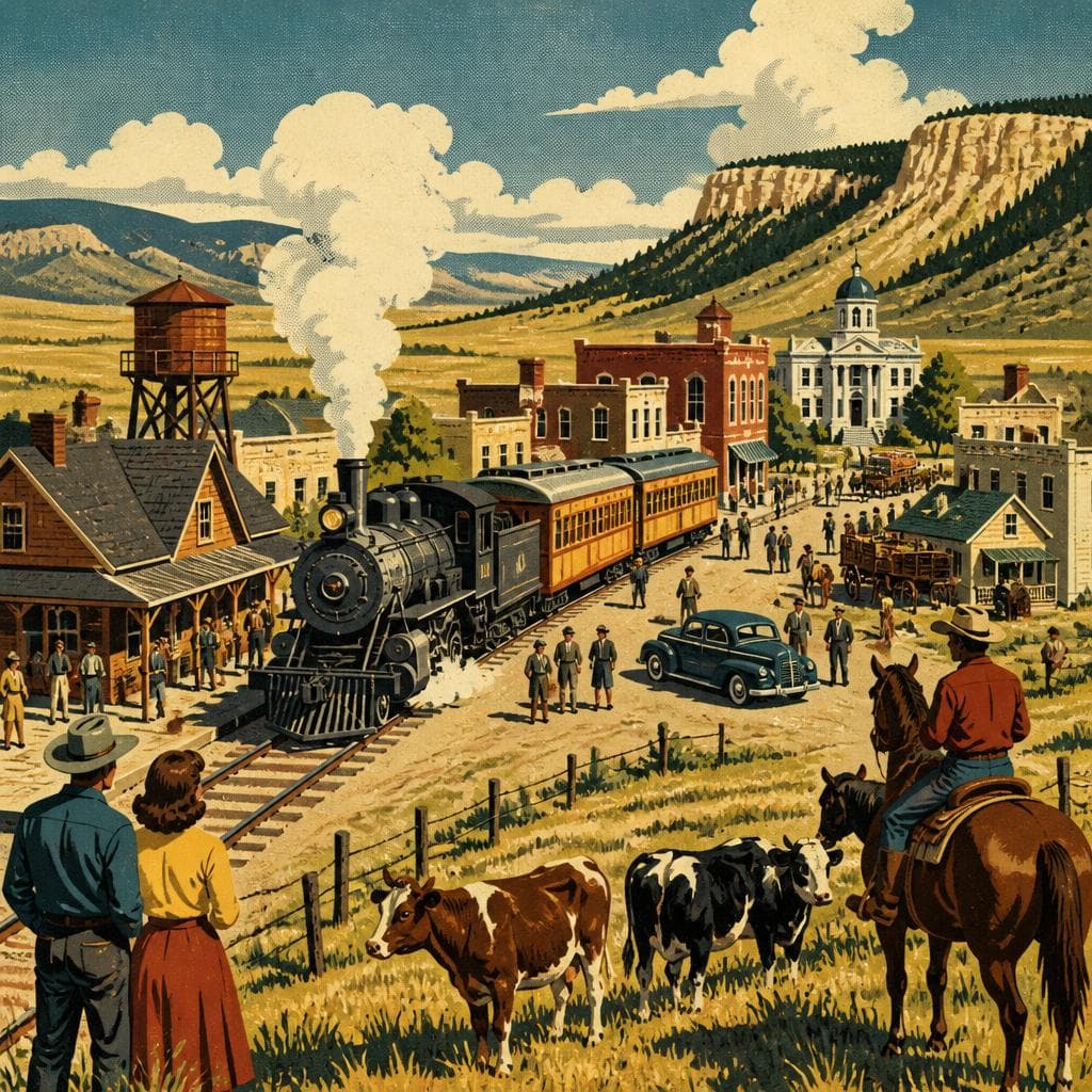 Cover art for Where the Railroad Made the County Center