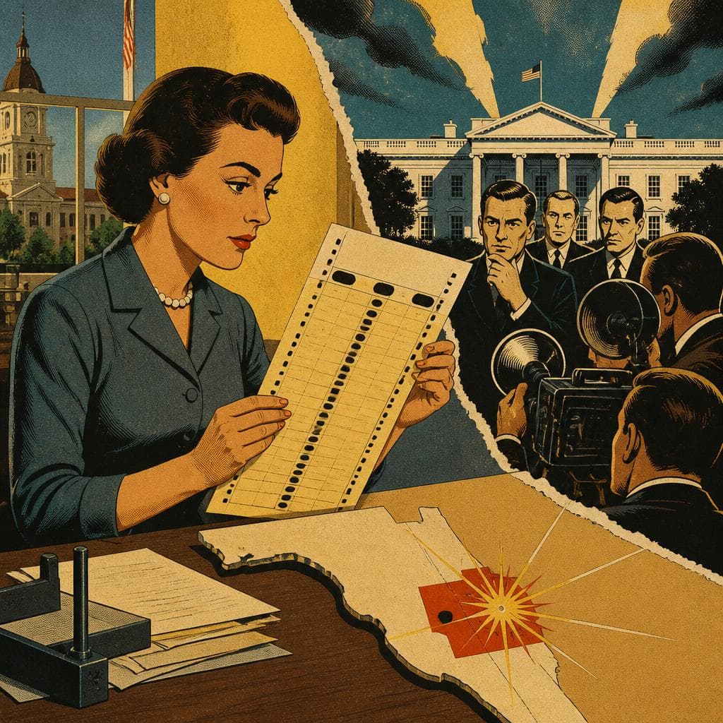 Cover art for The Ballot That Turned a County Official Into National News