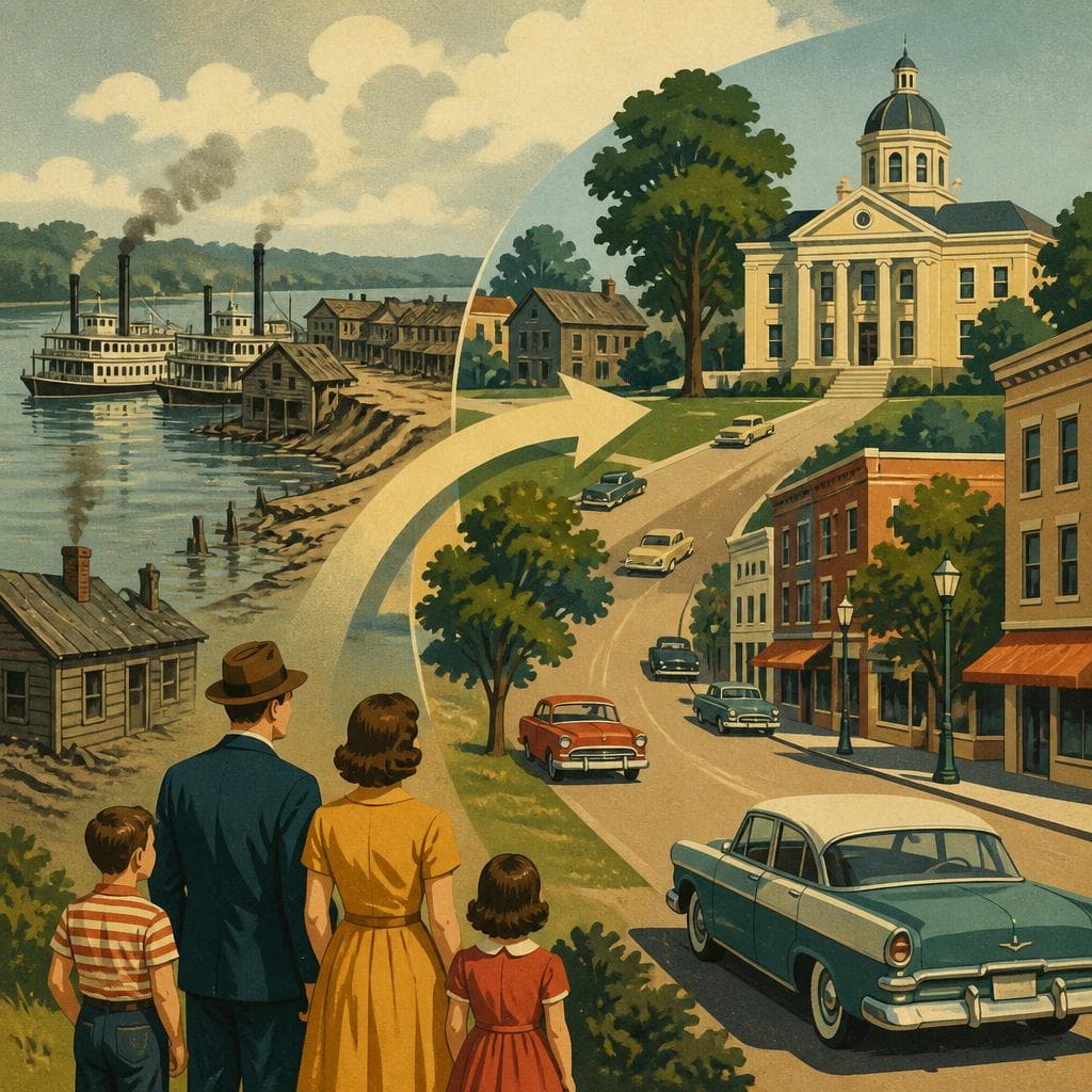 Cover art for When the County Seat Moved Inland