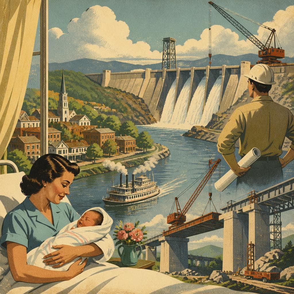 Cover art for Born by the River, Built for a Nation