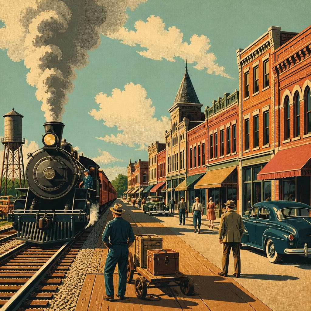Cover art for Where the Railroad Made Downtown
