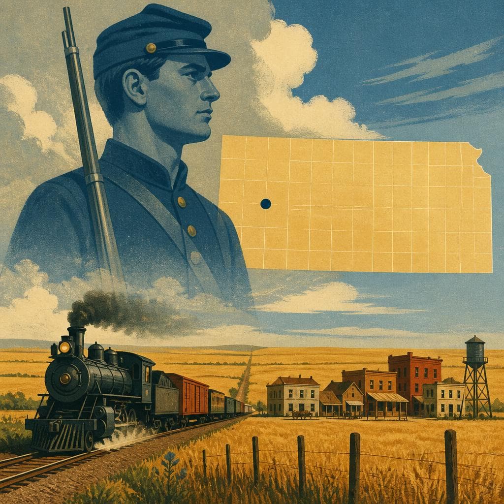 Cover art for How a Fallen Soldier Stayed on the Kansas Map